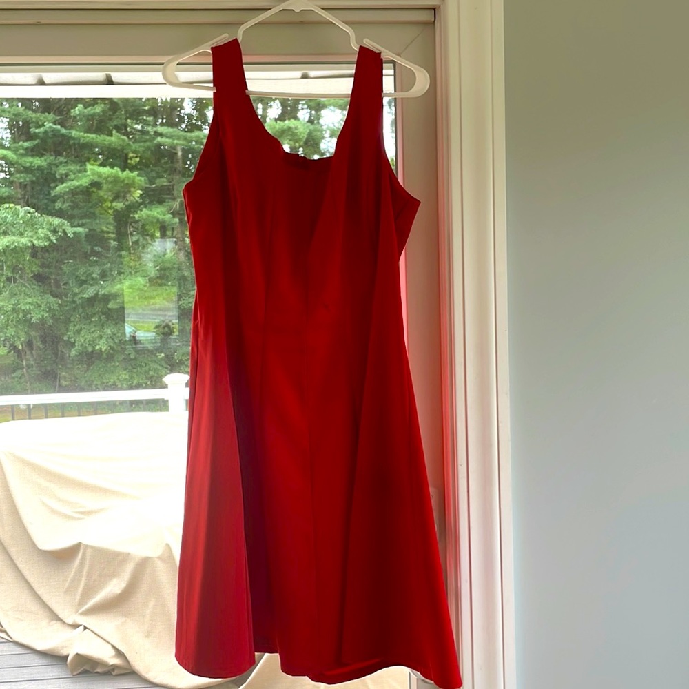 Red Ronni Nicole dress, size 14